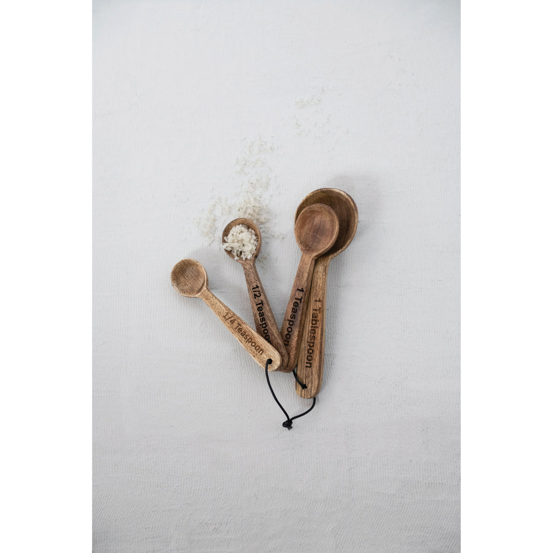 Wooden Measuring Spoons - Set of 4