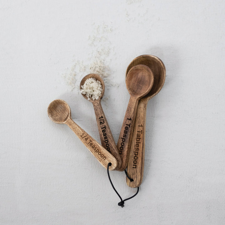 Wooden Measuring Spoons - Set of 4