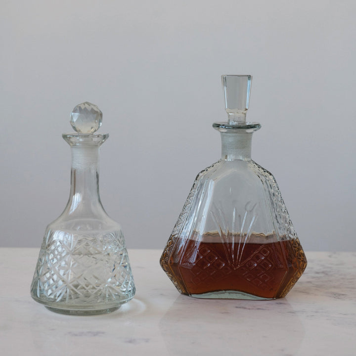 Etched Glass Decanter - 32 oz.