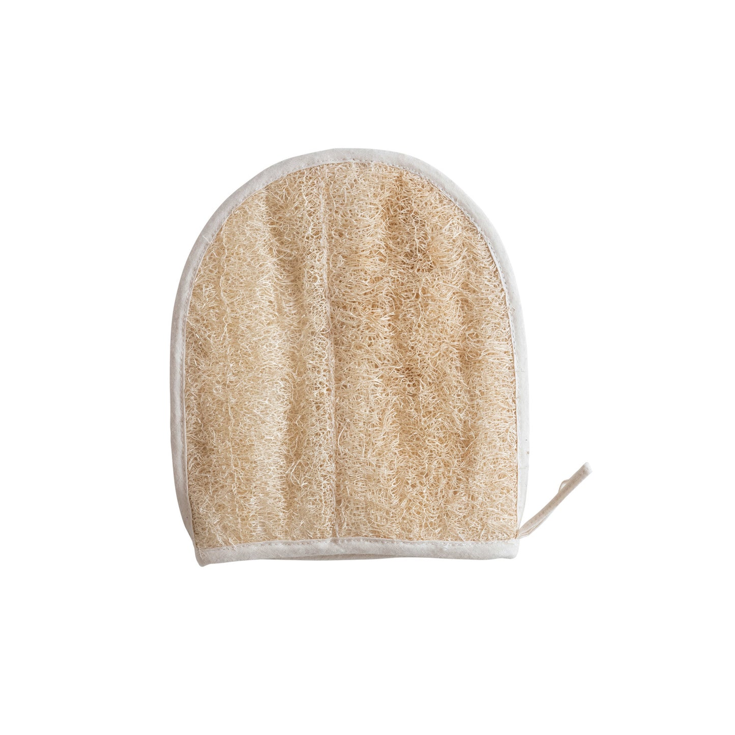 Cotton Terry & Loofah Shower Mitt