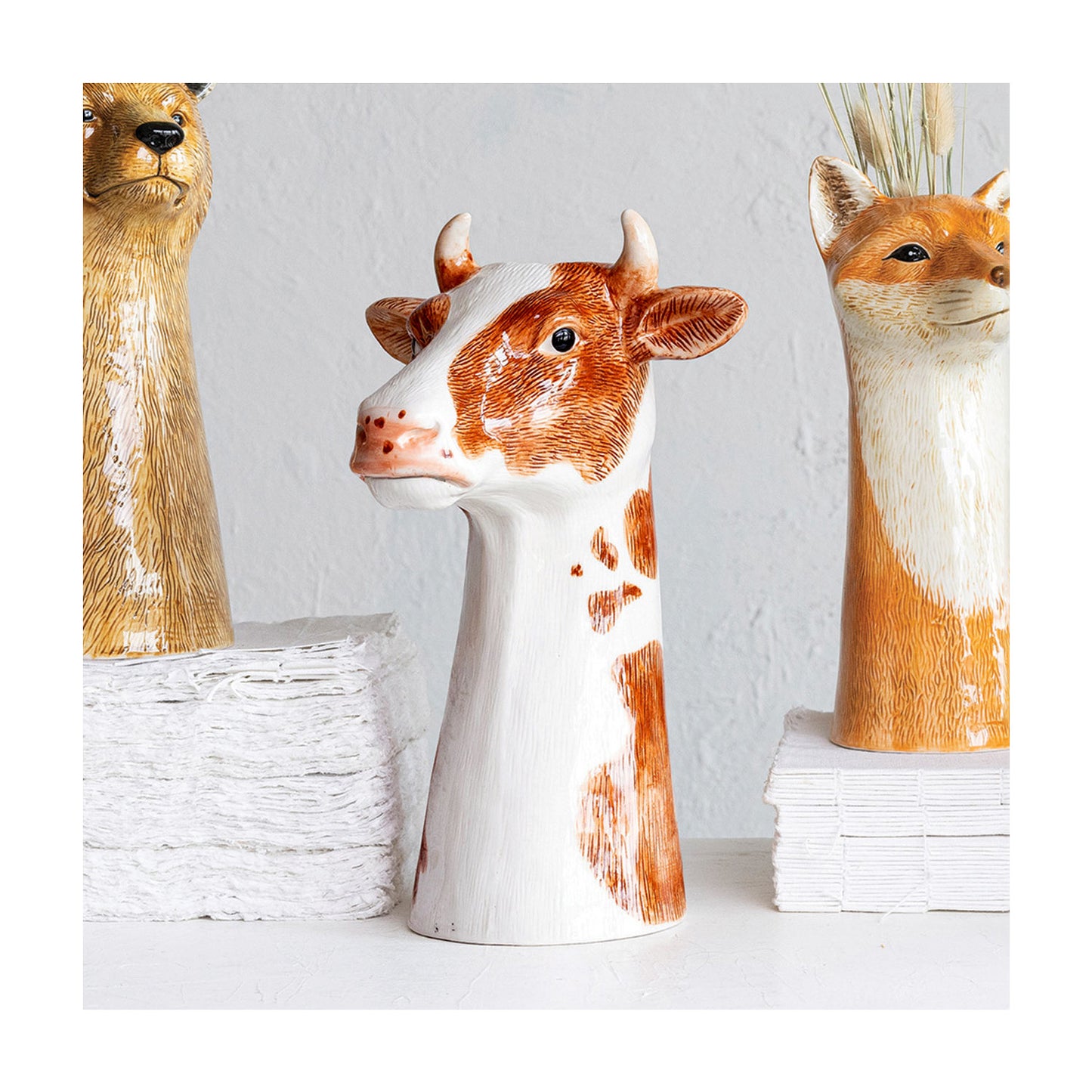 Carla Cow Vase