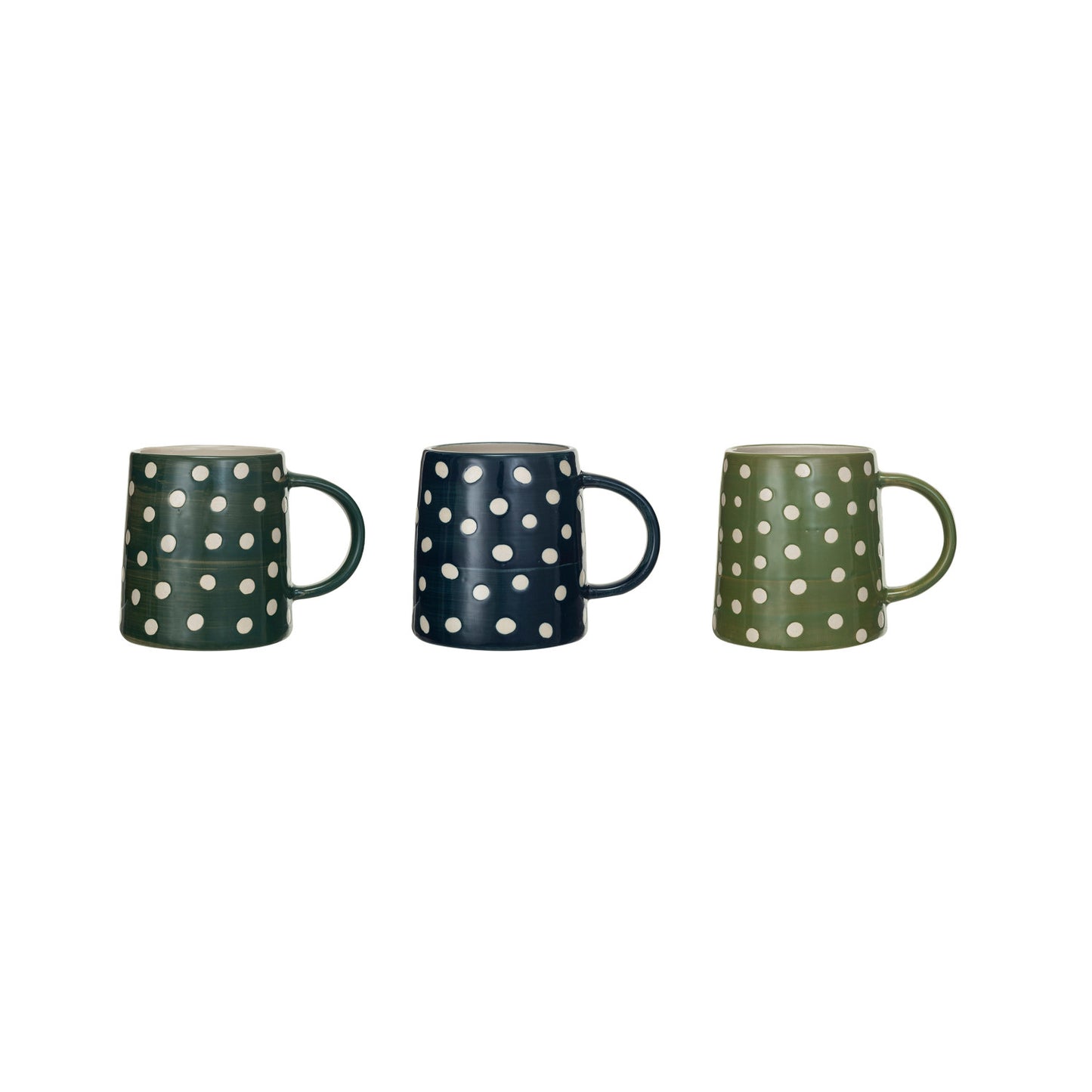 Polka Dotted Mugs