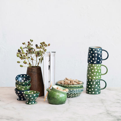 Polka Dotted Mugs