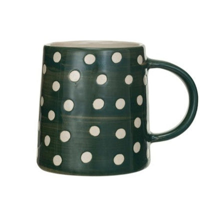 Polka Dotted Mugs