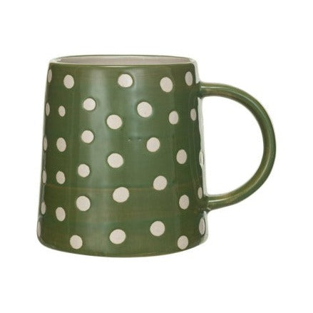 Polka Dotted Mugs