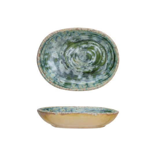 Jade Stoneware Dish