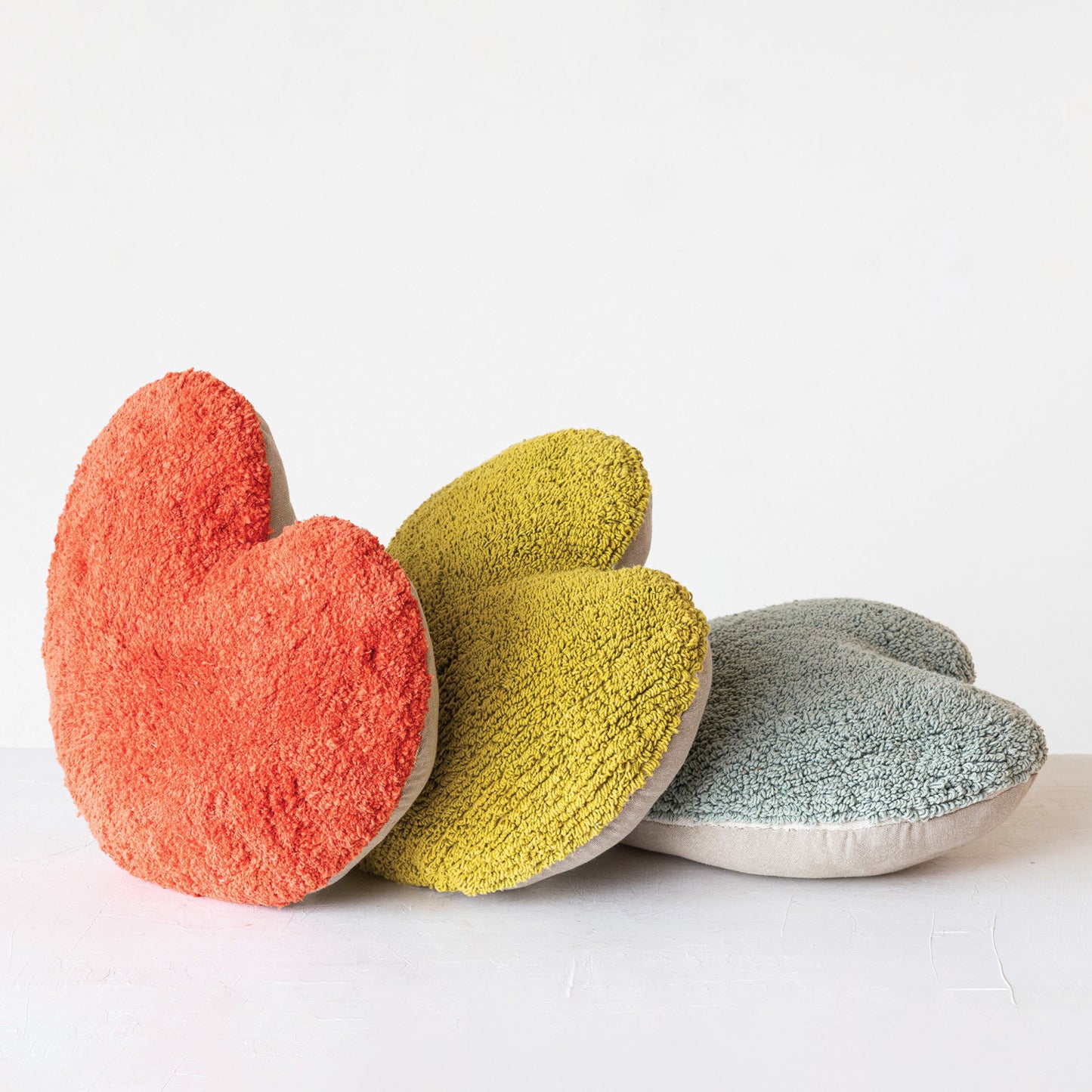 Lover Tufted Heart Pillows