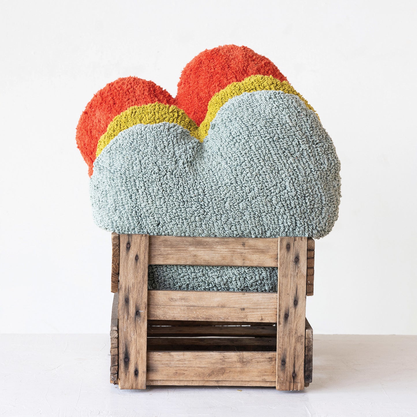 Lover Tufted Heart Pillows