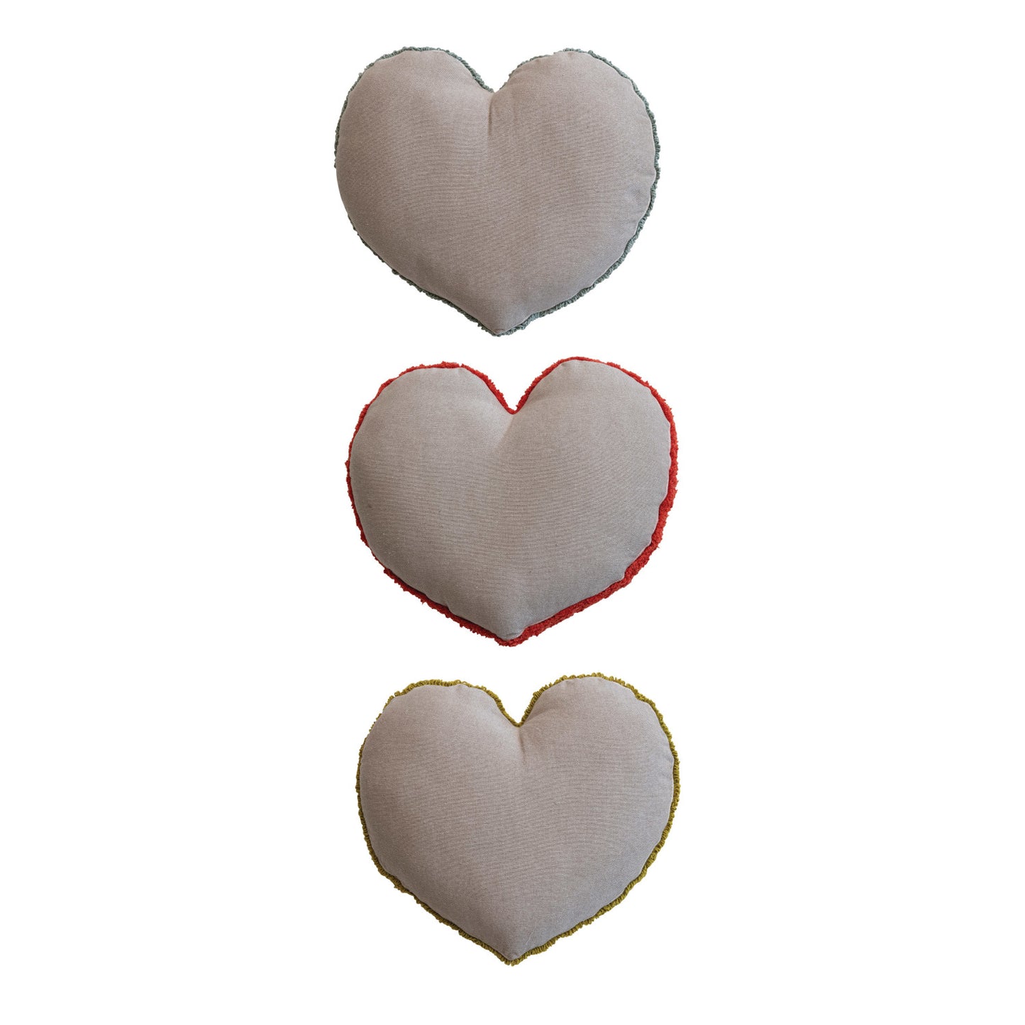 Lover Tufted Heart Pillows