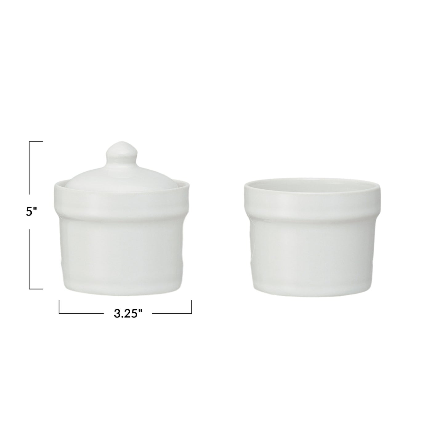 Angie Stackable Pinch Pots w/ Lid