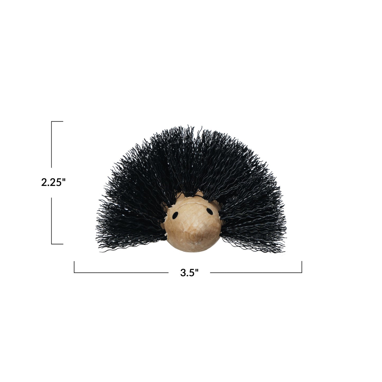 Wooden Hedgehog Scrub Brush