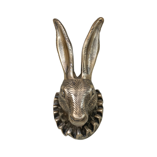 Rudy Rabbit Cast Aluminum Wall Hanging