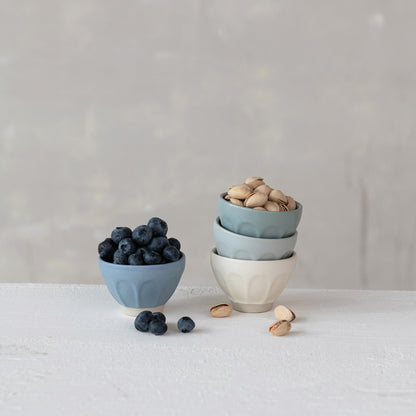 Matte Stoneware Pinch Pots