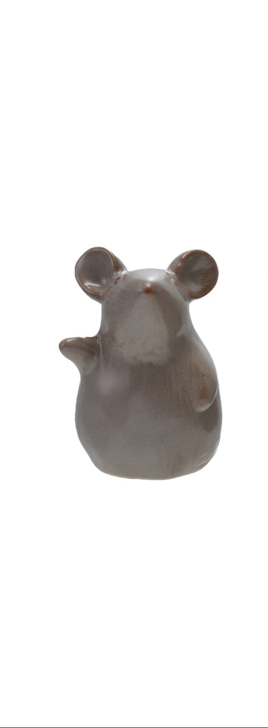 Glazed Stoneware Mice