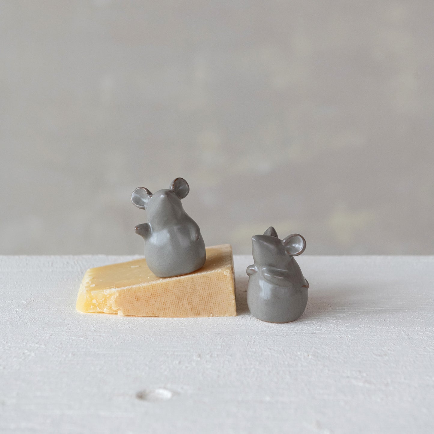 Glazed Stoneware Mice