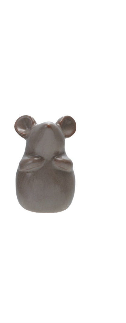 Glazed Stoneware Mice