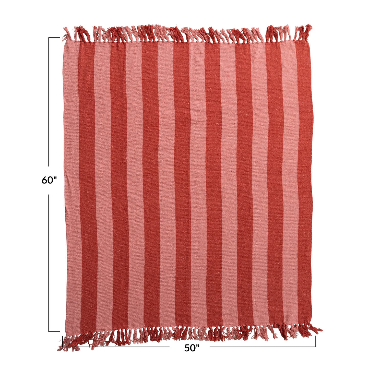 Melody Woven Cotton Blend Throw Blanket