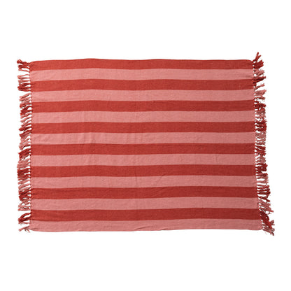 Melody Woven Cotton Blend Throw Blanket