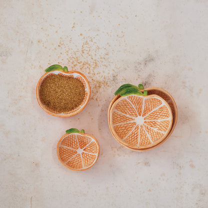 Stoneware Clementine Measuring Cups - Set of 4