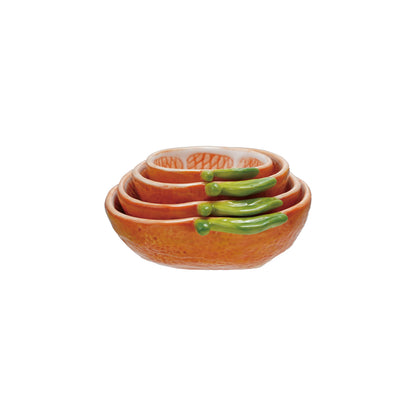 Stoneware Clementine Measuring Cups - Set of 4