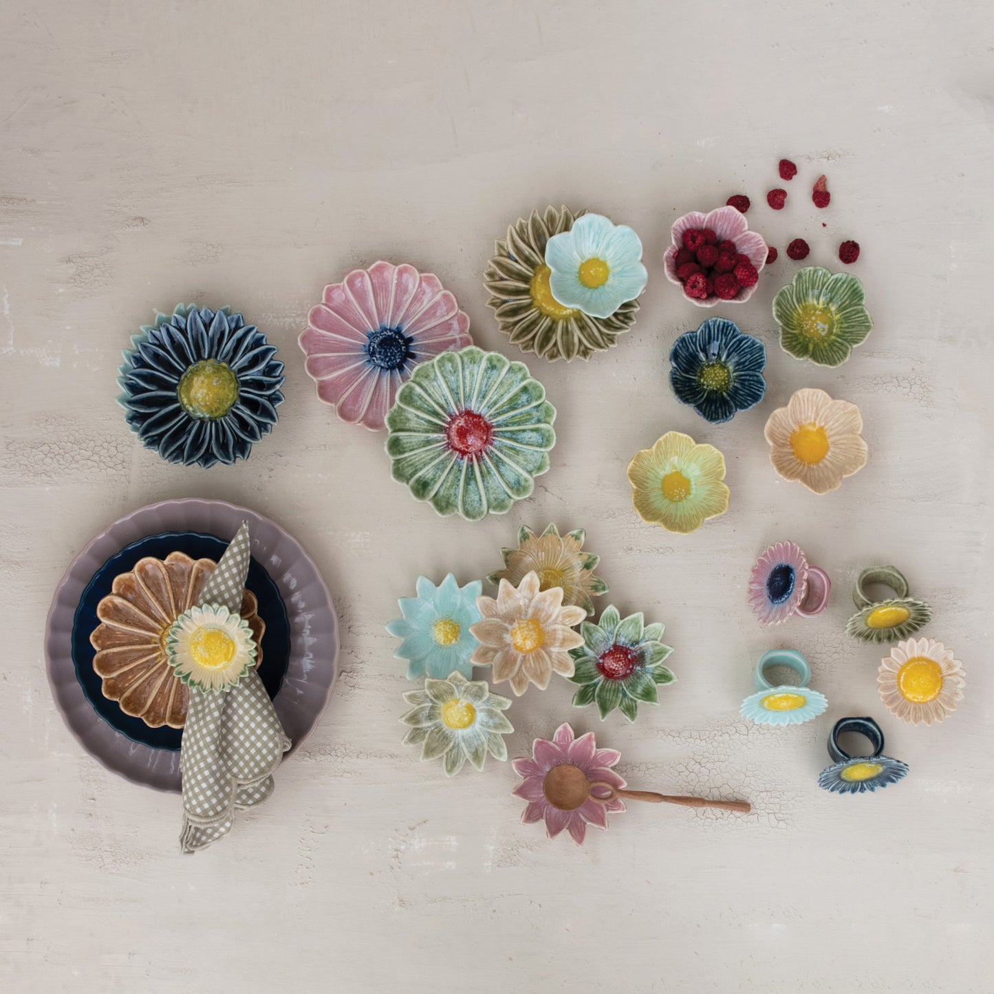 Blossom Flower Shaped Dishes