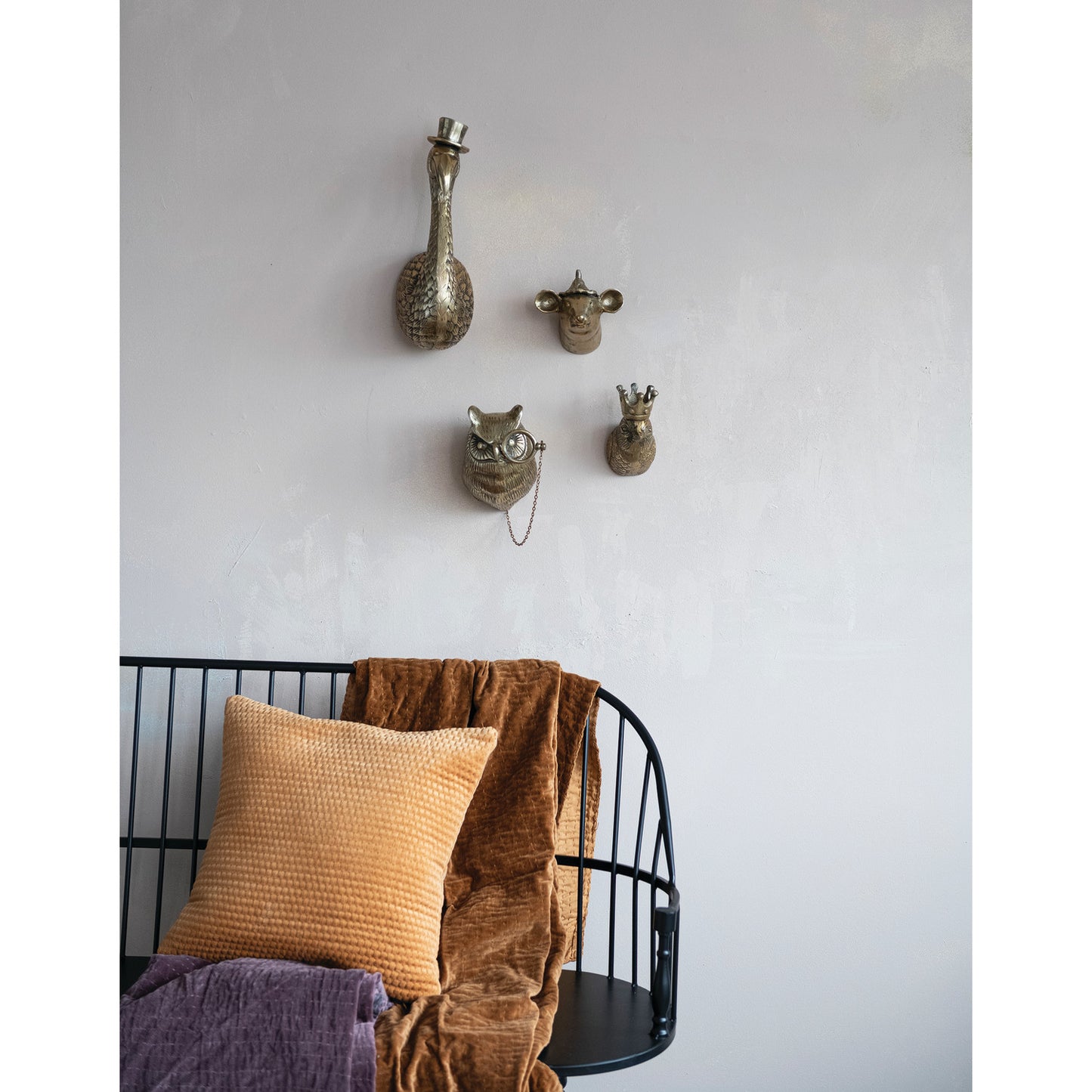 Ollie Owl Cast Aluminum Wall Hanging