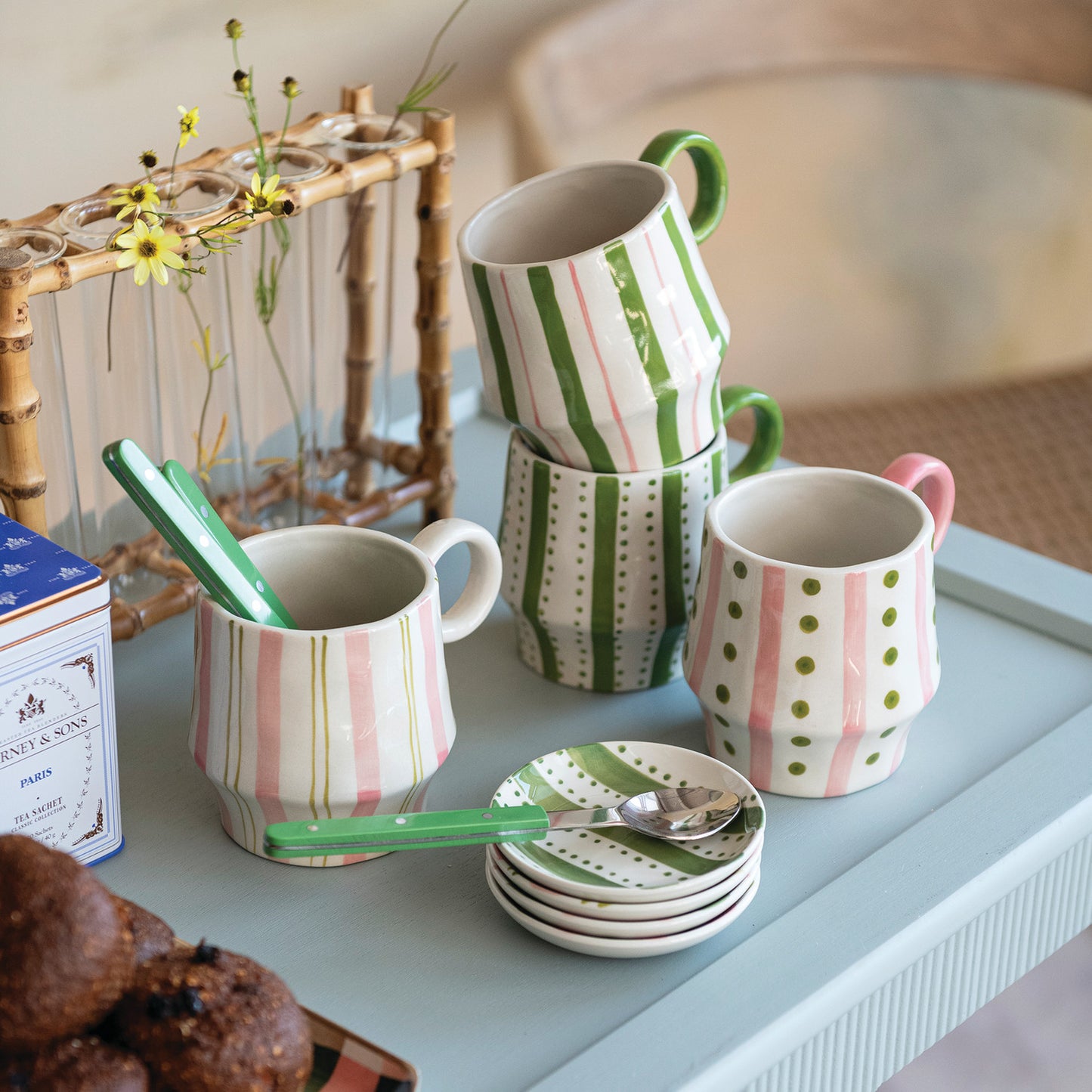 Celine Hand Painted Mugs