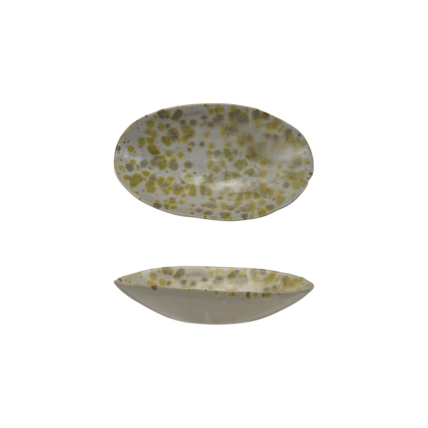 Claire Spotted Stoneware Dish