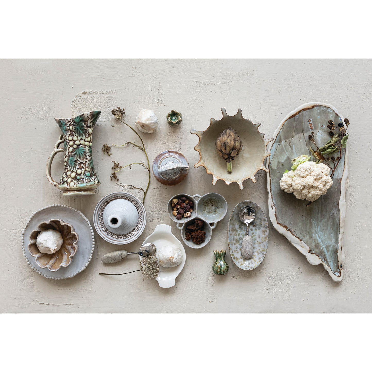 Claire Spotted Stoneware Dish