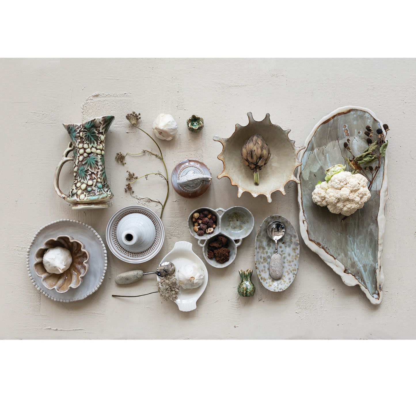 Claire Spotted Stoneware Multi Dish