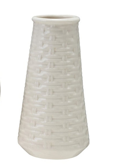Dara Embossed Stoneware Vases