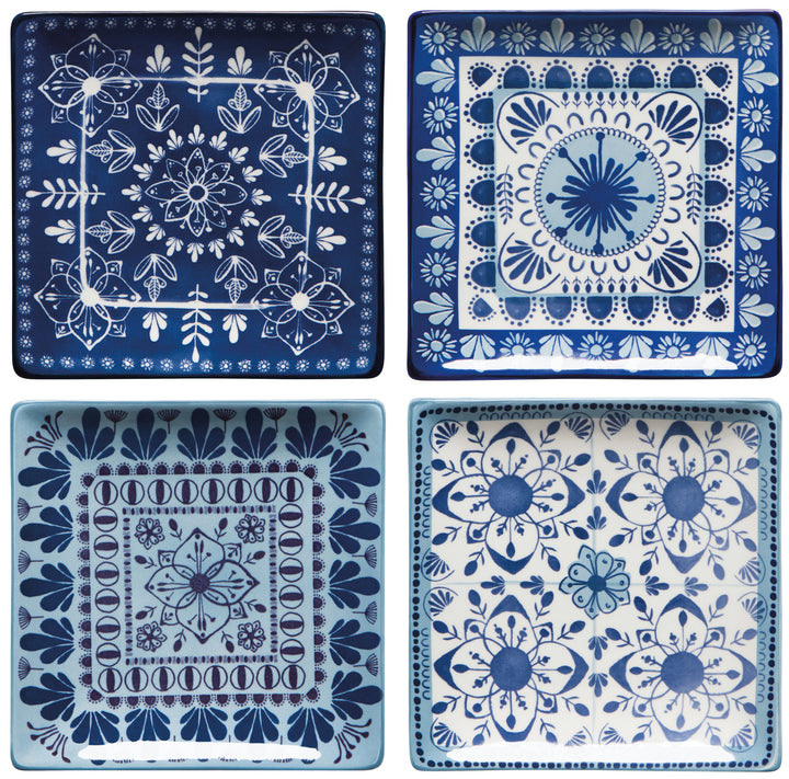 Porto Stamped Appetizer Plates