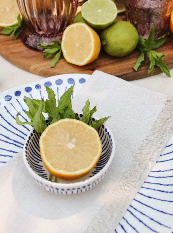 Sprout Stamped Pinch Bowls