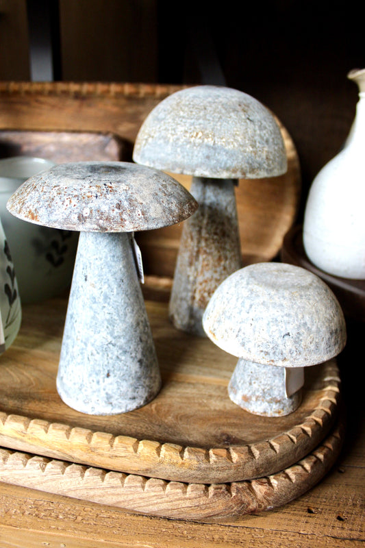 Antique Iron Mushrooms