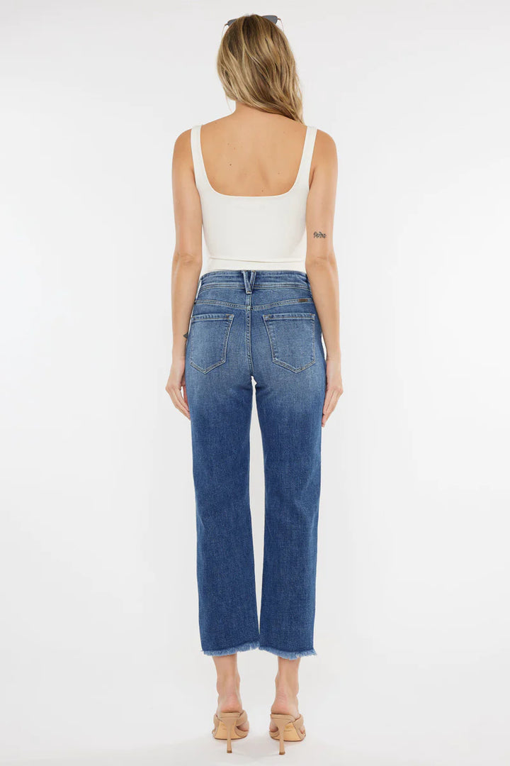Nancy High Rise Slim Straight