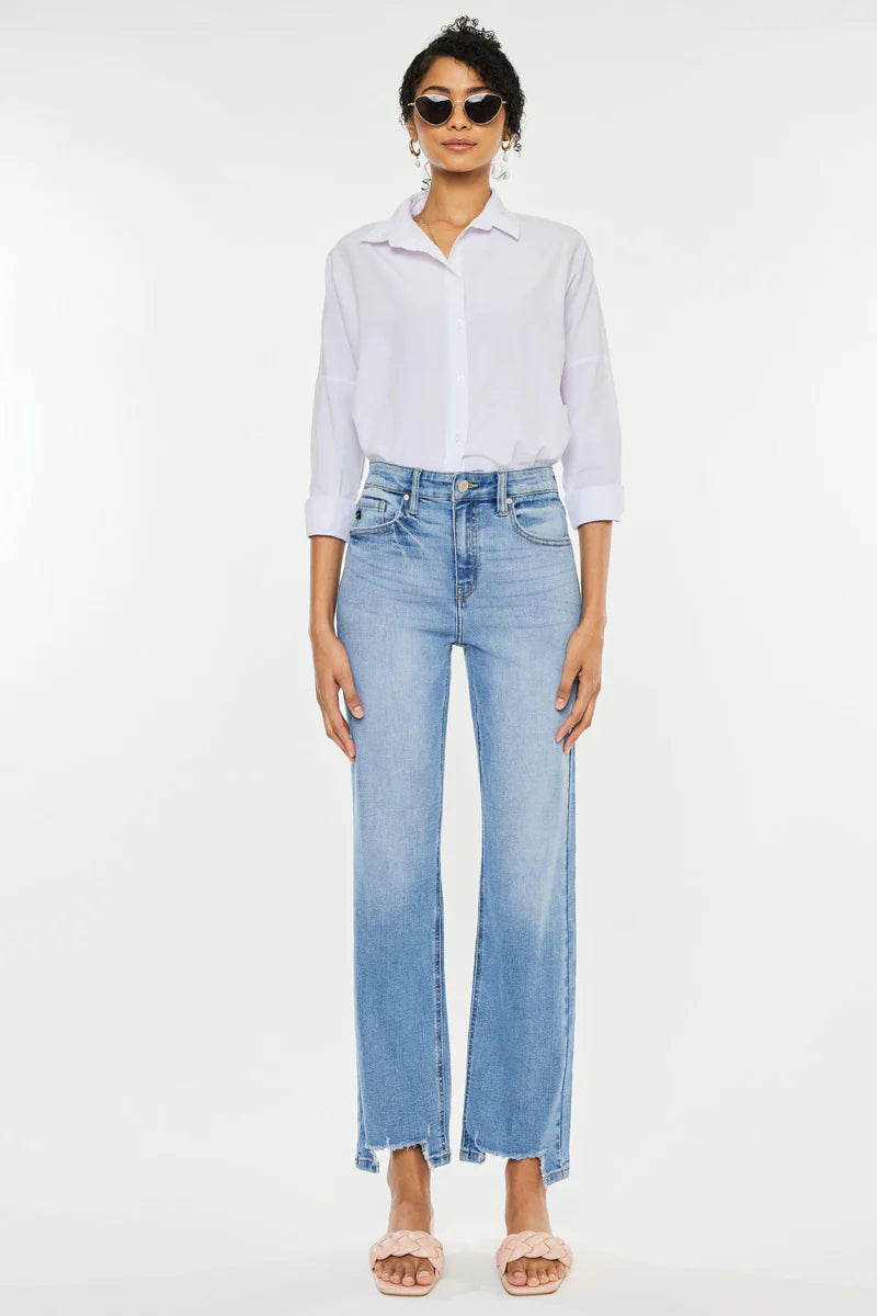 Breanne High Rise Straight Jeans