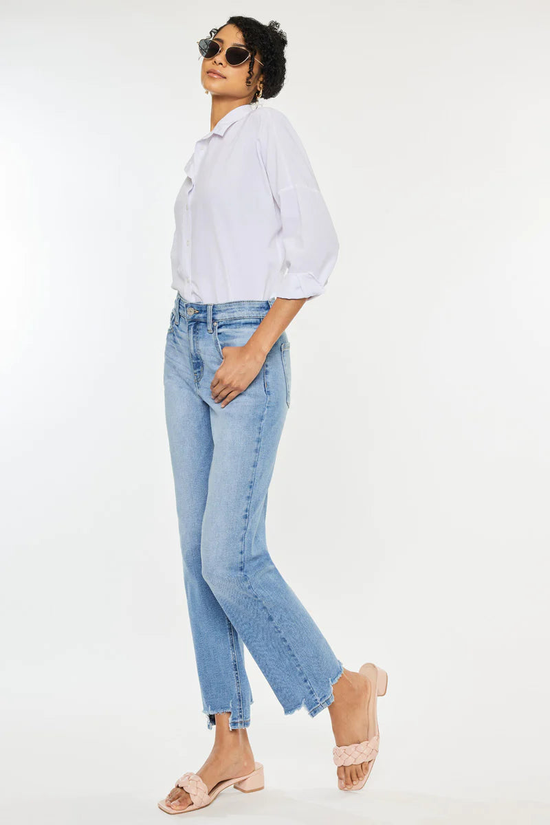 Breanne High Rise Straight Jeans