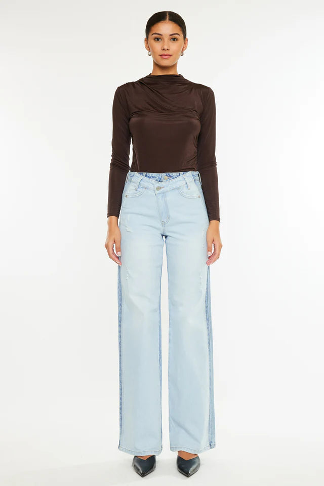 Clara High Rise Wide Leg Jeans