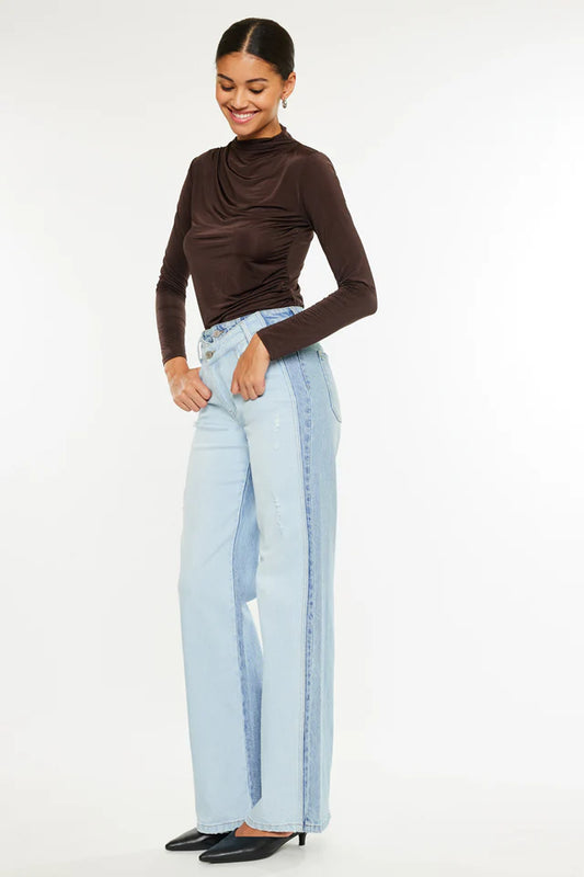 Clara High Rise Wide Leg Jeans