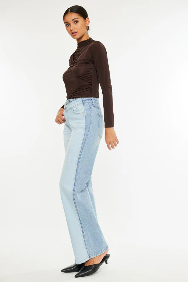 Clara High Rise Wide Leg Jeans