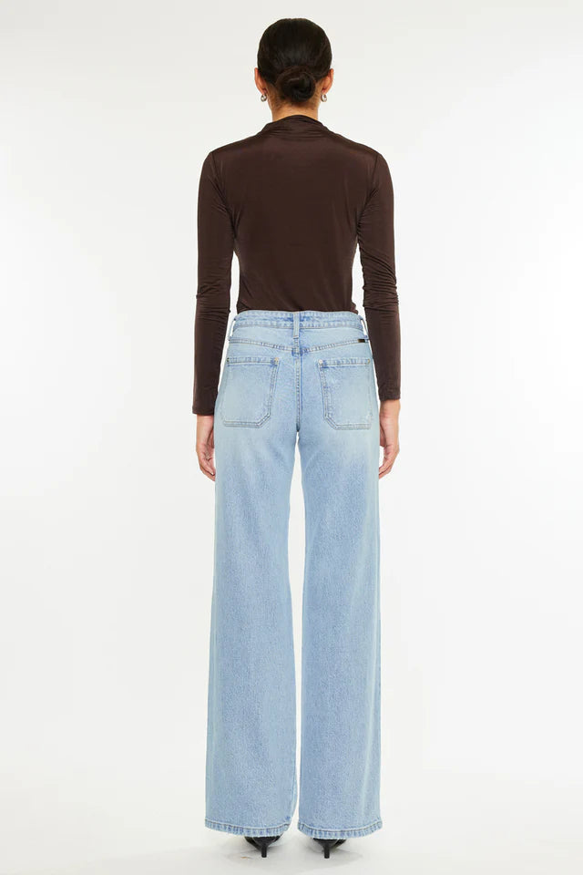 Clara High Rise Wide Leg Jeans