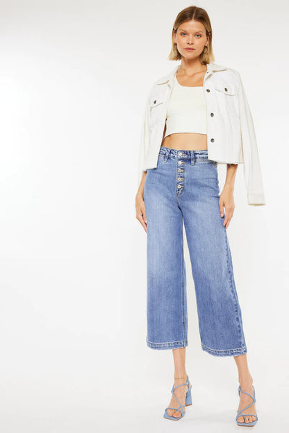 Angie Ultra High Rise Wide Leg Jeans