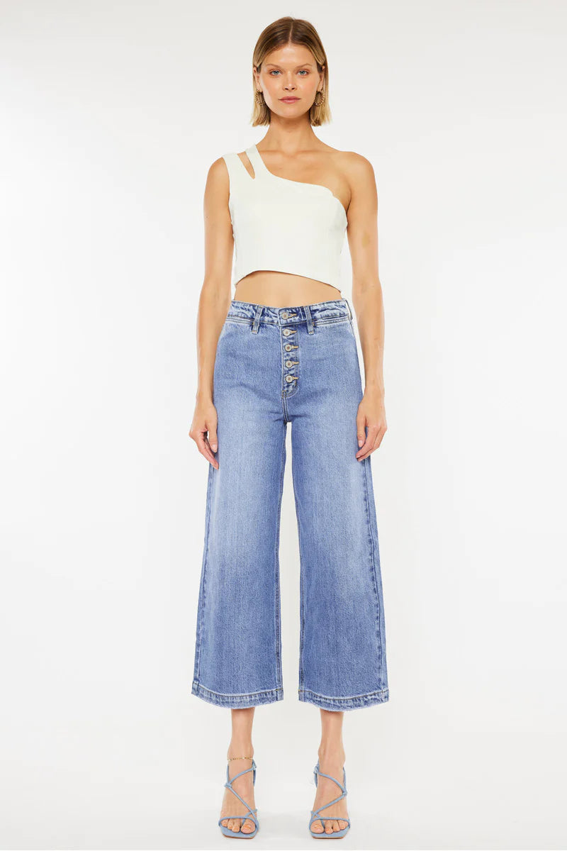 Angie Ultra High Rise Wide Leg Jeans