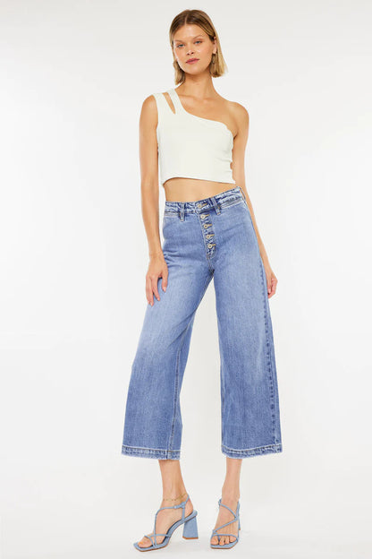 Angie Ultra High Rise Wide Leg Jeans