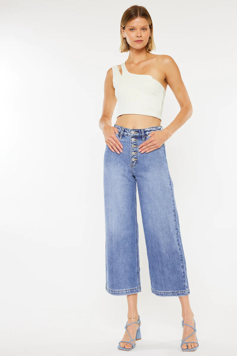 Angie Ultra High Rise Wide Leg Jeans