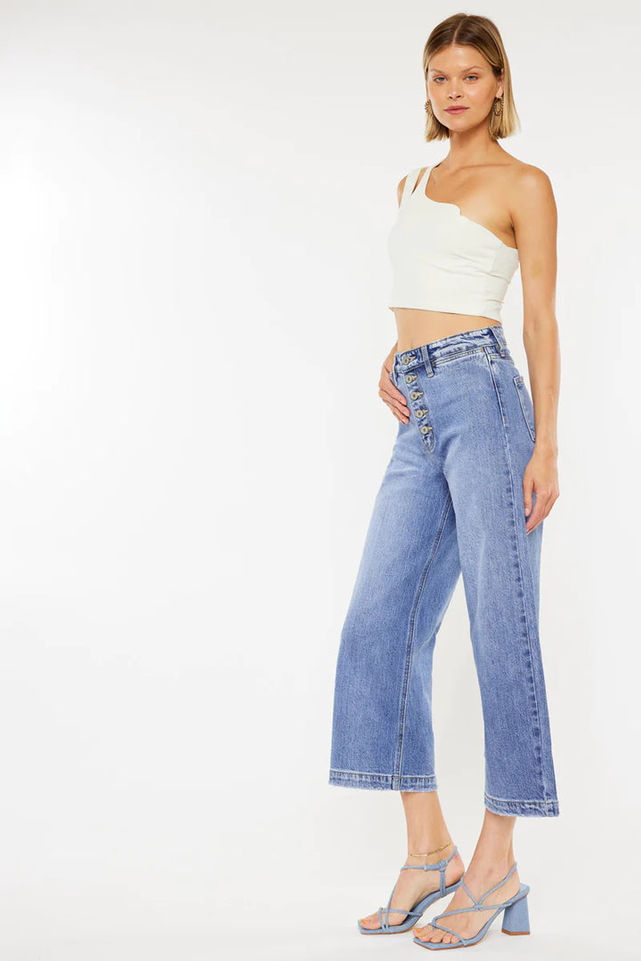 Angie Ultra High Rise Wide Leg Jeans