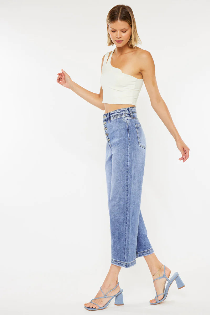 Angie Ultra High Rise Wide Leg Jeans – Valley Boutique & Home
