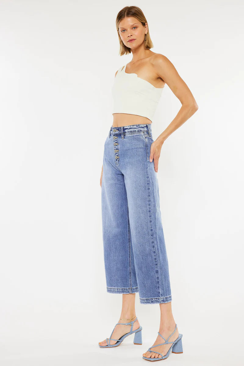 Angie Ultra High Rise Wide Leg Jeans