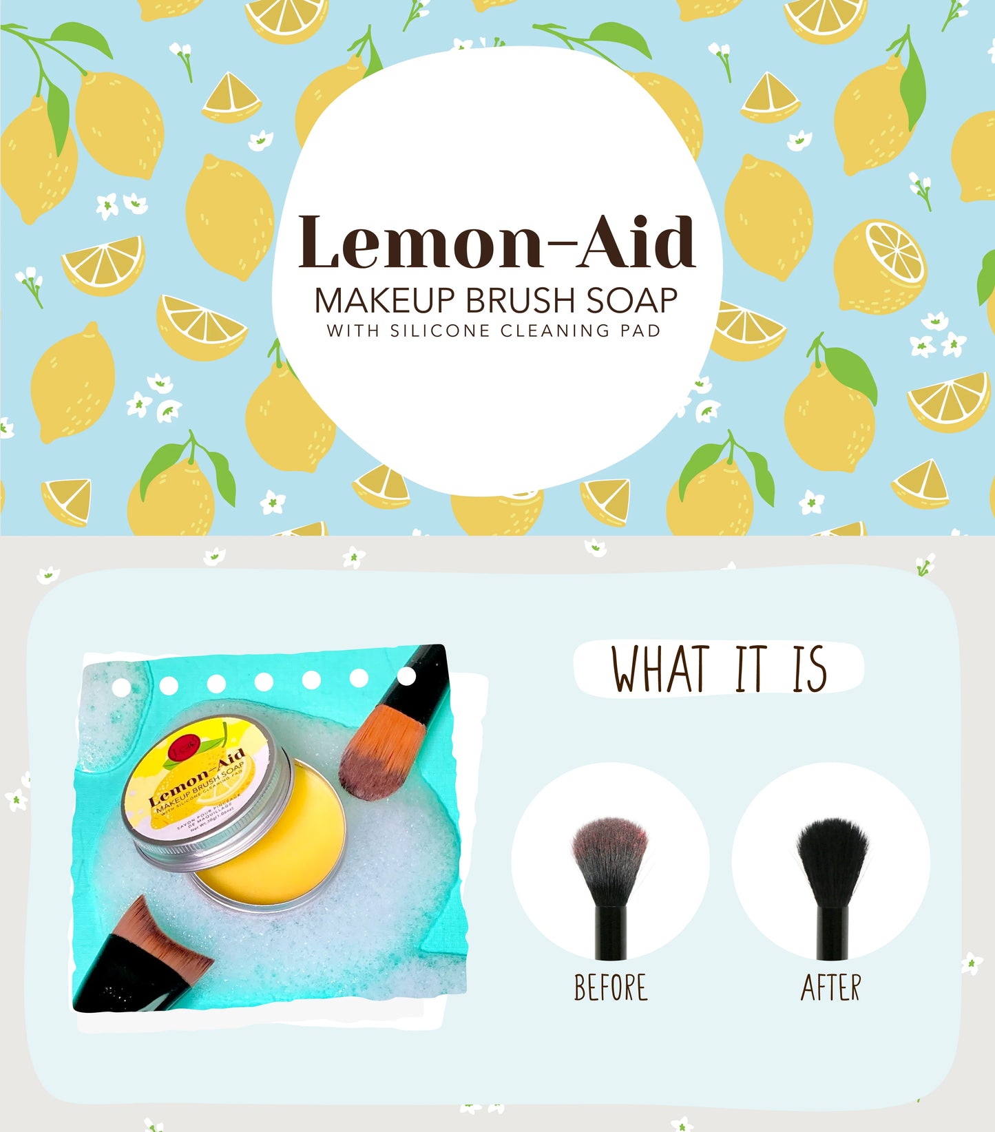 Lemon-Aid - Makeup Brush Soap