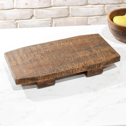 Small Mason Wooden Pedestal Tray